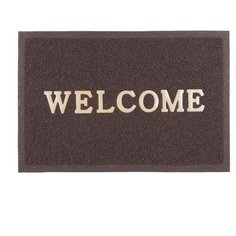Коврик в прихожую коричневый 90 см Homestar