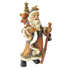 Статуэтка-подвеска САНТА С ФОНАРИКОМ, полирезин, 6.6х5.2х13.4 см, Forest Market 3D1104