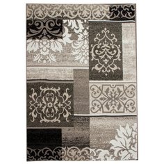 КОВЕР БЦФ "SILVER" 0,8*1,5 М D216 GRAY (1) "МЕРИНОС"