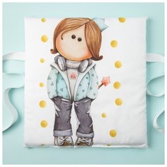 Подушка Крошка Я "Принц Тим", (вид 3), 35*35 см, сатин