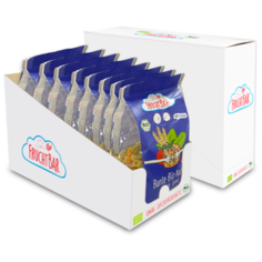 FruchtBar, Органическая паста (макароны) с томатом, шпинатом, 8 шт.