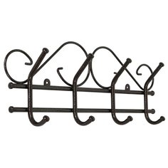 ВЕШАЛКА НАСТЕННАЯ "АЖУР 4" (4 КРЮЧКА) 480*80*210 ММ МЕДНЫЙ АНТИК (1/5) ВНА 200МА ЗМИ