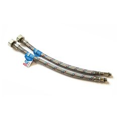 ПОДВОДКА ГИБКАЯ ДЛЯ СМЕСИТЕЛЕЙ (ЛАТУНЬ) 30 СМ (КОМПЛЕКТ 2 ШТ.) (1/160) "ELKA"