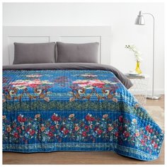 Покрывало Этель евро макси, Цветочный сад, 220*240 см, искусственный шелк, 100% полиэстер