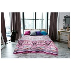 Покрывало Этель Минералы, 2-спальное, Оникс, 180*220 см, микрофибра, 100% полиэстер