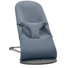 BabyBjorn Кресло-шезлонг Bliss Jersey, цвет: пепельно-синий