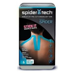 Тейп преднарезанный для шейной части Everlast, 6шт. голуб.