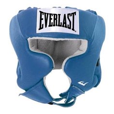 Шлем с защитой щек Everlast USA Boxing Cheek M син.