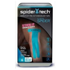 Тейп преднарезанный для локтевой части Everlast, 6шт. голуб.