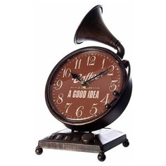 Часы настольные ГРАММОФОН, металл, 18x16x28 см Kaemingk