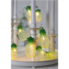 Гирлянда светодиодная FRUITY с плафонами-ананасами, длина -1,8 м, цвет - желтый, 726-95 Star Trading