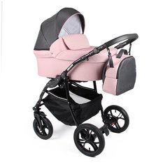 Коляска универсальная 2в1 Alis ORION (04), темно-серый, розовый