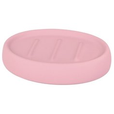 Настольная мыльница керамика Soft розовая B4333A-4P Аквалиния