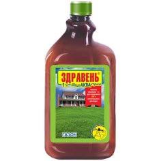 Здравень АКВА-Стрим для газона, концентрат 1л Ваше хозяйство