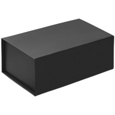 Коробка-шкатулка подарочная 23х14х9,5 см - черная Ниенаprint