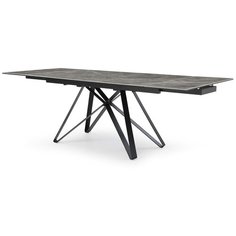Стол раскладной Butterfly 180-260, серая керамика I Modern