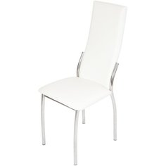 Комплект металлических стульев Аврора Асти Хром/Батлер 08, экокожа