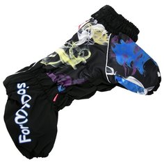 FOR MY DOGS комбинезон для собак черный для мальчиков FW583-2018 M (B1)