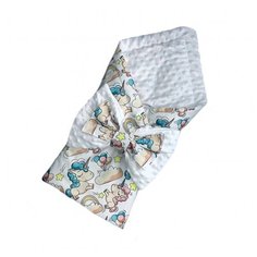 Конверт - одеяло на выписку MUMMY.BOX Unicorns/White