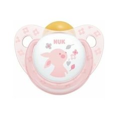 Пустышка NUK Trendline Baby Rose 0+ латекс Зайка