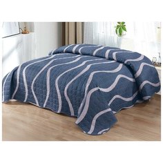 Покрывало тонкое стеганое хлопковое SL 13033 230х250 Soft Line