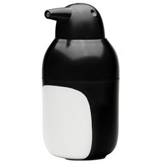 Диспенсер для мыла Qualy Penguin, черно-белый (QL10351-BK-WH)