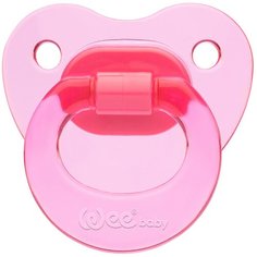 WeeBaby ортодонт. Соска-Пустышка CANDY, от 6 мес., розовая