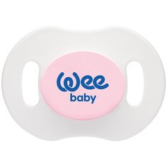 WeeBaby Ночная ортодонт. Соска-Пустышка с колпачком, с рождения, Розовая