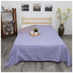 Покрывало ультрастеп - Облегченное одеяло двухстороннее, Вселенная текстиля, Полиэстер, цвет сиреневый-св.сиреневый, Евро (240х210см)