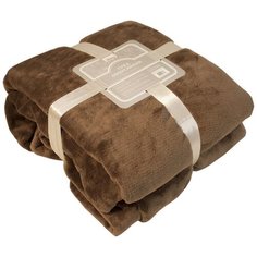 Плед Belezza PLAIN 6140570 микрофибра 200*220 коричневый