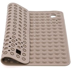 Противоскользящий коврик для душа Tatkraft Detail Grey, 60x60 см