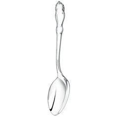 "Ложка чайная Кольчугинский мельхиор ""Лира"" посеребренная, 6 шт"