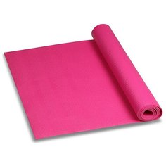 Коврик для йоги и фитнеса INDIGO PVC YG03 173*61*0,3 см Цикламеновый