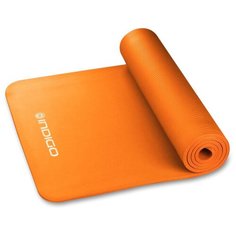 Коврик для йоги и фитнеса INDIGO NBR IN104 173*61*1 см Оранжевый
