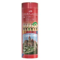 Набор цветных карандашей "Замок", 24 цв. sela Faber Castell