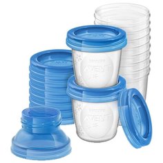 Philips AVENT Контейнеры для хранения грудного молока 180 мл (SCF618) 10 шт.