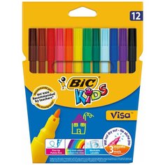 BIC Фломастеры "Visa" 12 шт. (888695) разноцветные