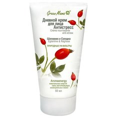 Green Mama Дневной крем для лица Антистресс Шиповник и солодка, 50 мл