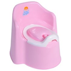 Little Angel горшок Guardian с крышкой (LA2703) розовый