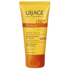 Uriage крем Bariesun тональный золотистый, SPF 50, 50 мл