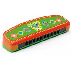 DJECO губная гармошка Animambo 06011 зеленый/красный