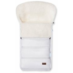 Конверт-мешок Nuovita Alpino Bianco меховой 85 см белый