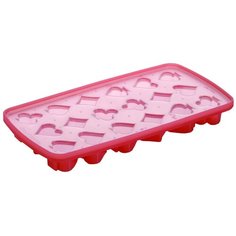 Форма для льда Tescoma myDrink карты, 18 ячеек, красный