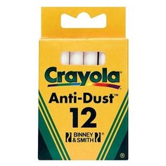 Crayola Мелки белые неосыпающиеся 12 шт 0280C