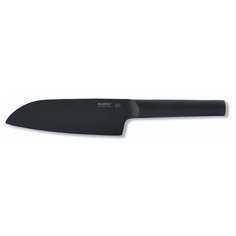 Нож сантоку BergHOFF Ron, лезвие 16 см, черный