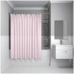 Штора для ванной IDDIS B55P218I11 180х200 розовый