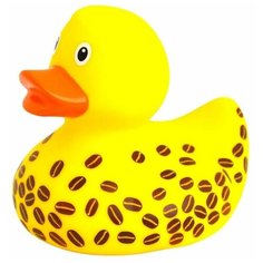 Игрушка для ванной FUNNY DUCKS Кофе уточка (1833) желтый/коричневый