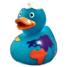 Игрушка для ванной FUNNY DUCKS Глобус уточка (1617) голубой