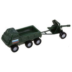 Набор техники Форма Патриот Грузовик с пушкой (С-109-Ф), 21.5 см, зеленый