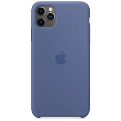Чехол-накладка Apple силиконовый для iPhone 11 Pro Max синий лён